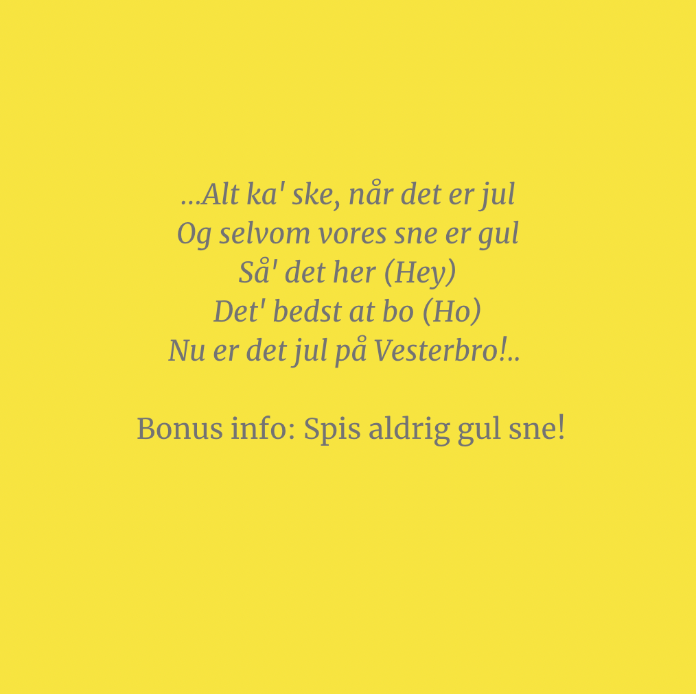 Gul sne